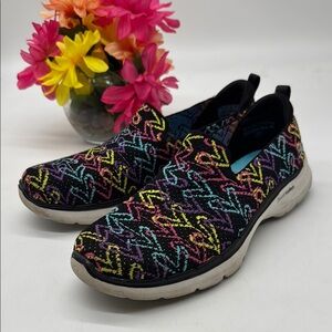 Skechers Neon Colorful Slip-On Women's Shoes Size 9 SKT7918H